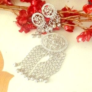 Vintage SARAH COVENTRY Tassle, JEWELRY SET, Brooch, Earrings